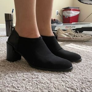 Black sock heels Donald J. Pliner